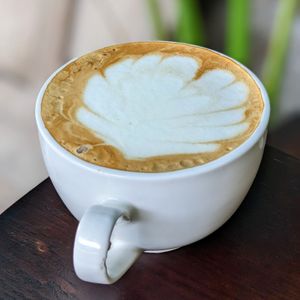 Cappuccino at Chickpea Eatery Thuan Chay in Hoi An