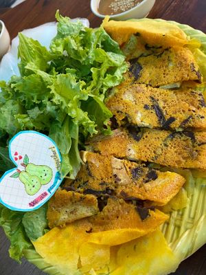 Vietnamese pancake  at Chickpea Eatery Thuan Chay in Hoi An