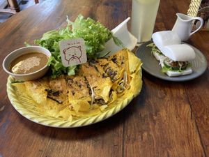 Vietnamese Pancake  at Chickpea Eatery Thuan Chay in Hoi An
