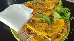 Banh Xeo (Cooking class) at Chickpea Eatery Thuan Chay in Hoi An