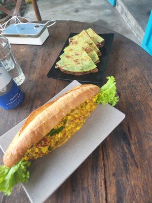 Tofu banh mi - 45k at Chickpea Eatery Thuan Chay in Hoi An