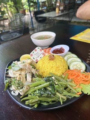 Com ga   at Chickpea Eatery Thuan Chay in Hoi An