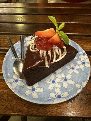 Beetroot Brownie  at Chickpea Eatery Thuan Chay in Hoi An