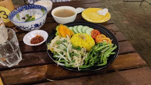 Chicken rice at Chickpea Eatery Thuan Chay in Hoi An