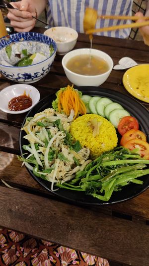 Chicken rice at Chickpea Eatery Thuan Chay in Hoi An