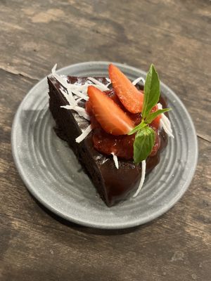 Beetroot Brownie  at Chickpea Eatery Thuan Chay in Hoi An