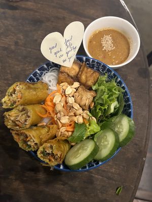 Bun Cha Gio  at Chickpea Eatery Thuan Chay in Hoi An