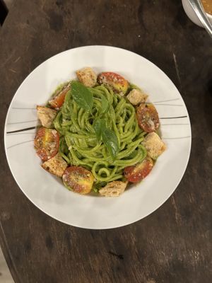 Pesto Pastaa  at Chickpea Eatery Thuan Chay in Hoi An