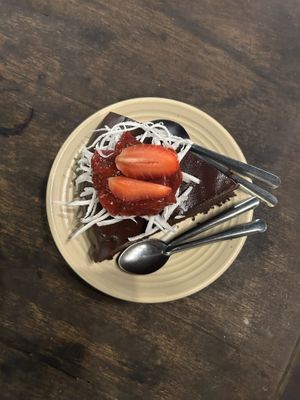 Beetroot Browniee  at Chickpea Eatery Thuan Chay in Hoi An