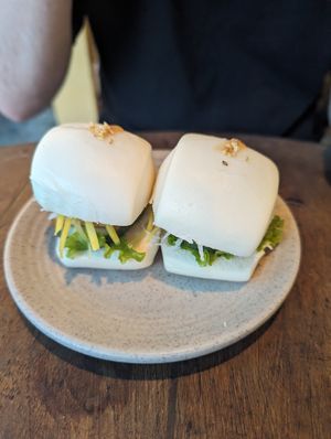 Bao buns at Chickpea Eatery Thuan Chay in Hoi An