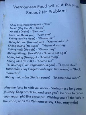  at Chickpea Eatery Thuan Chay in Hoi An