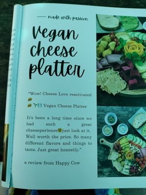 Menu at Chickpea Eatery Thuan Chay in Hoi An