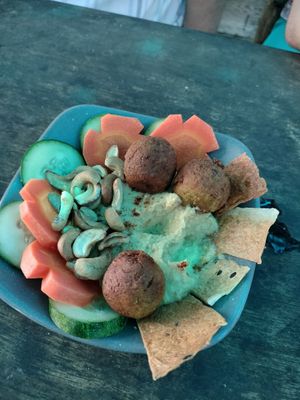 Falafel hummus at Chickpea Eatery Thuan Chay in Hoi An