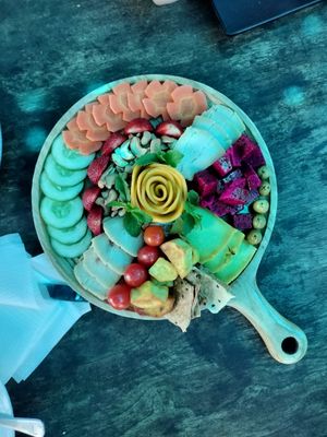 Cheese platter at Chickpea Eatery Thuan Chay in Hoi An