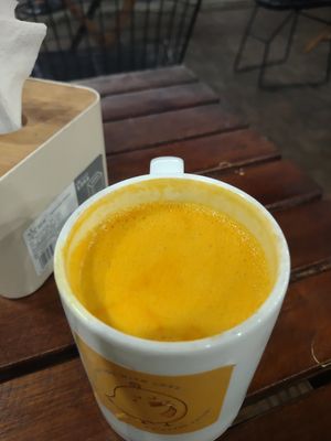 Golden milk😋 at Chickpea Eatery Thuan Chay in Hoi An