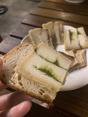 Pesto vegan cheesee  at Chickpea Eatery Thuan Chay in Hoi An