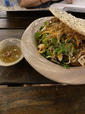 Banana flower salad  at Chickpea Eatery Thuan Chay in Hoi An