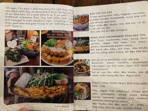 Menu  at Chickpea Eatery Thuan Chay in Hoi An