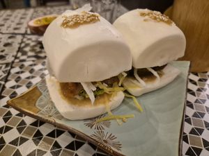 Bao buns at Chickpea Eatery Thuan Chay in Hoi An