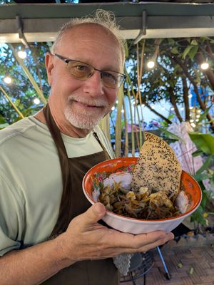 One of our practice dishes at Chickpea Eatery Thuan Chay in Hoi An
