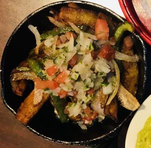 Maduros Fajitas at Country Flame in New Orleans