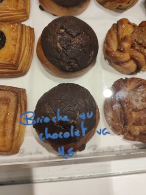 Brioche au chocolat at Brioche Atelier in Gembloux