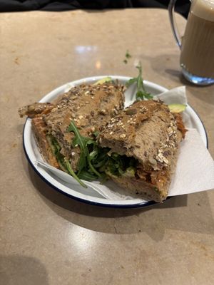 Sandwich Vegan Chicken Avocado  at Stach - Overtoom in Amsterdam