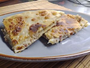 Vegan mushroom pie at EPIKERO in Ioannina