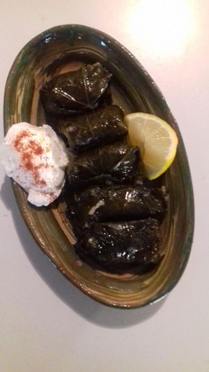 Vegan stuffed wine leaves at EPIKERO in Ioannina