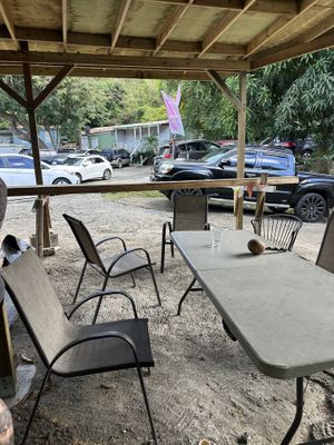 Outsidee  at Amore Arowako Vegan Club in St John