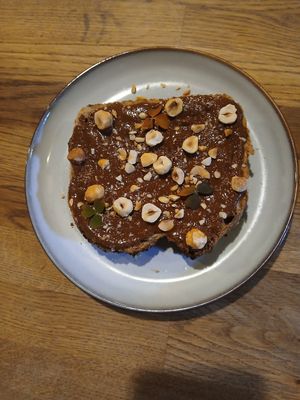 Vegan Nutella sourdough 🥳 at The Packhouse in Copenhagen