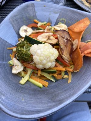 Stir fried vegetables   at La Tapia in Salamanca