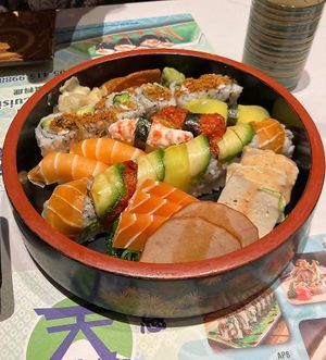 Combo A (28 pieces). at Tenon Vegetarian Cuisine in Markham