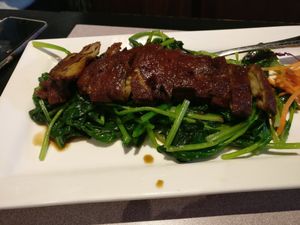 vegan duck at Tenon Vegetarian Cuisine in Markham
