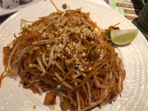 Pad Thai at Tenon Vegetarian Cuisine in Markham