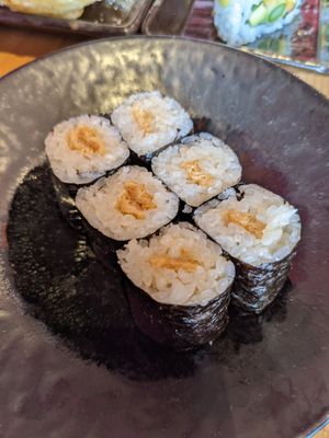 Vegan Sweet tofu maki at Yamazaki in Basingstoke