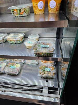 Some vegan to go options. at FruttoMania in Sherman Oaks