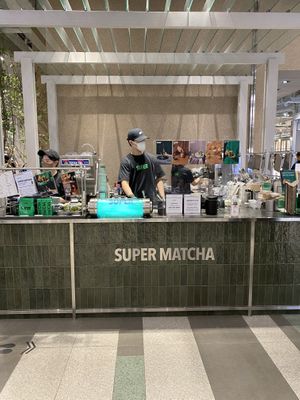 Easy to find in the Hyundai food court   at Super Matcha - Hyundai Seoul in Seoul