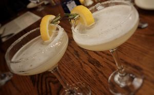 Rosemary lemon drops. 🍋 🍸 🤤   at Marcello's Cucina Italiana in Sunriver