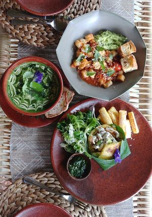 Soup was fine. at Casa Curandera Bali in Ubud