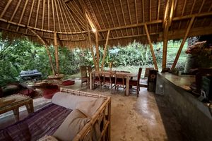 Dining area  at Casa Curandera Bali in Ubud
