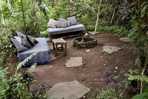Outdoor sitting area  at Casa Curandera Bali in Ubud