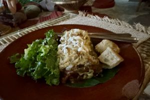 Vegan lasagnaa  at Casa Curandera Bali in Ubud