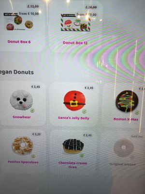 Vegan donuts at BRU - Dunkin' - A Gates in Zaventem