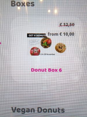 Ordering is only via the terminal- vegan donuts are clearly marked at BRU - Dunkin' - A Gates in Zaventem