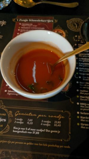 Tonato soup at 't Zusje in Weert