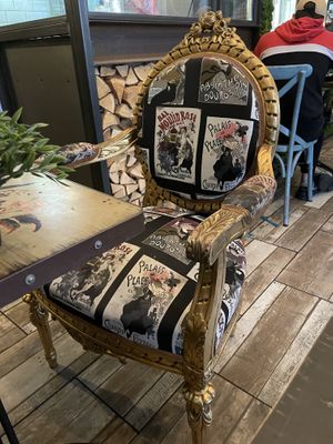 Vintage interior   at Blue Bird Cafe in Budapest