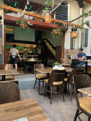   at Blue Bird Cafe in Budapest