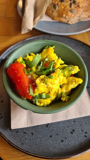 Scrambled Tofu at Social Brew in Copenhagen