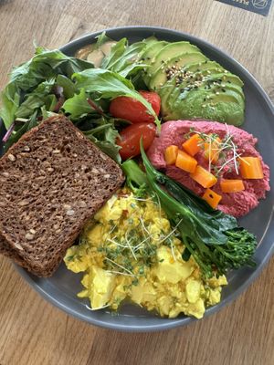 Vegan morning  at Social Brew in Copenhagen